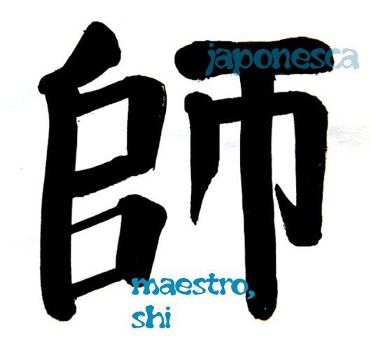 maestro en caligrafía japonesa shodo