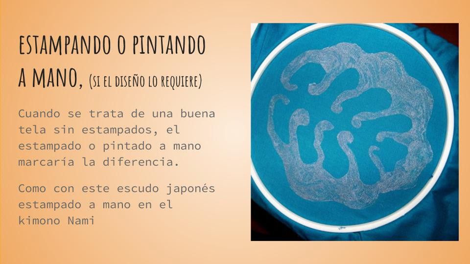 Estampado a mano por Japonesca: Nami