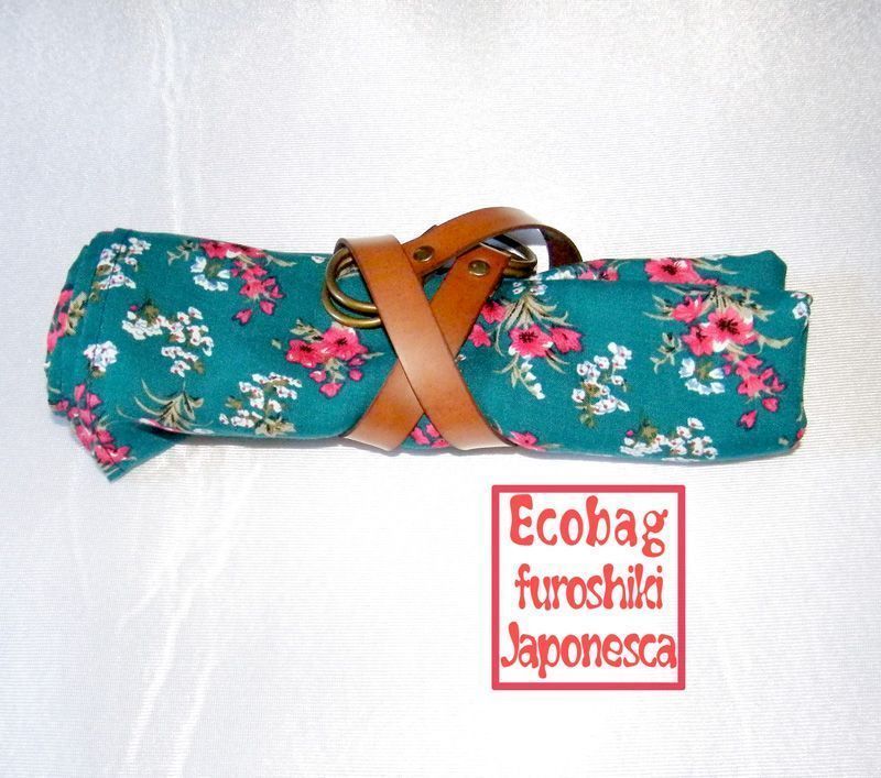 la ecobag furoshiki es fácil de guardar
