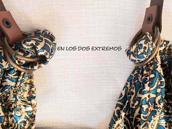 Las anillas de la correa del furoshiki