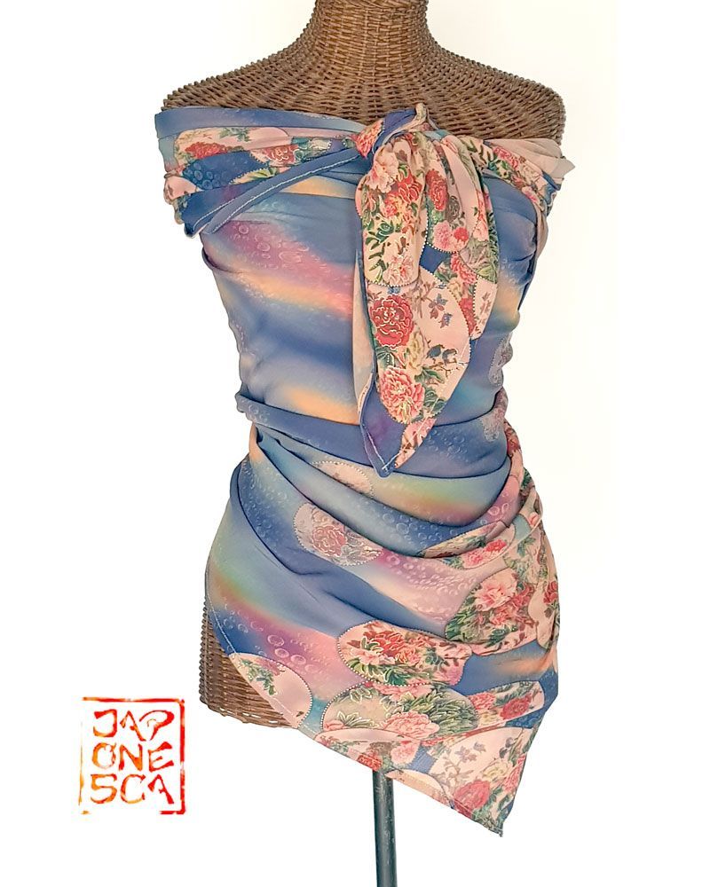 furoshiki pareo Japonesca top