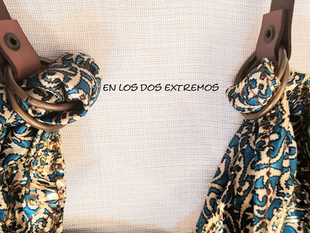 Fijación de la ecobag furoshiki de Japonesca