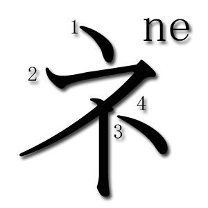 NE katakana