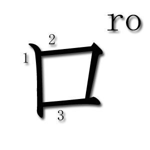 RO katakana