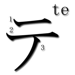 TE katakana