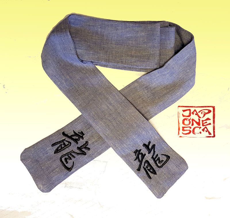Cinturón de yukata bordado
