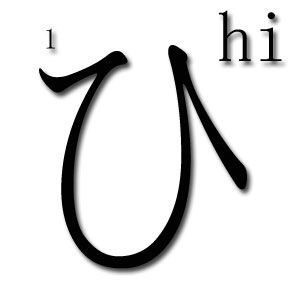 orden de trazos hiragana hi