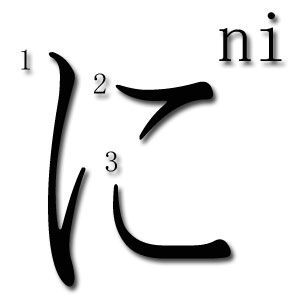 orden trazos hiragana