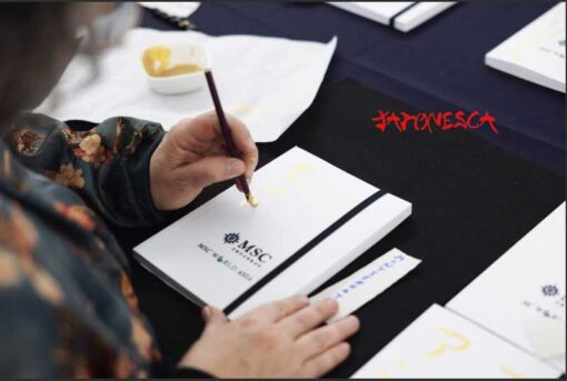 Shodo en directo de tu nombre en japonés