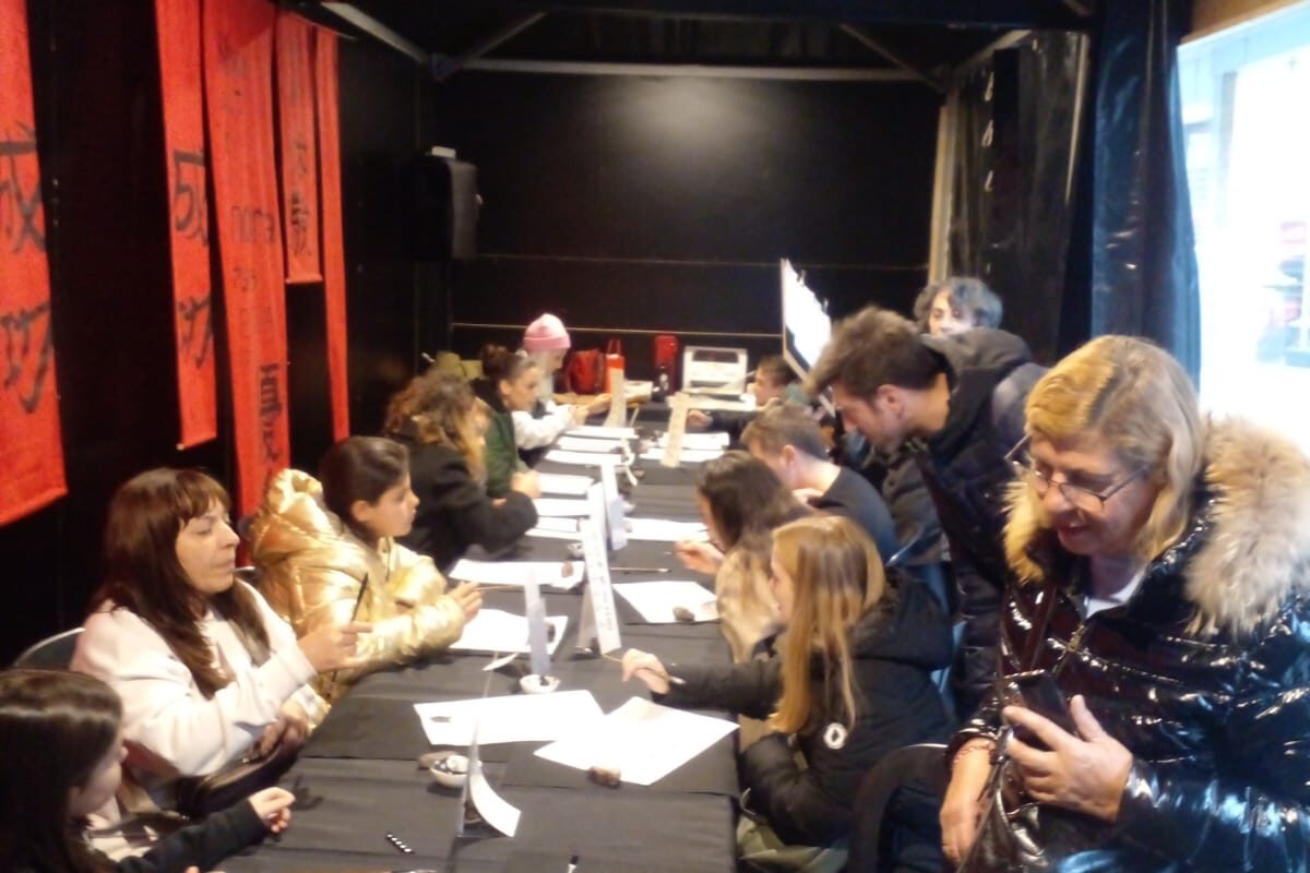 Taller de shodo en Shop in Andorra
